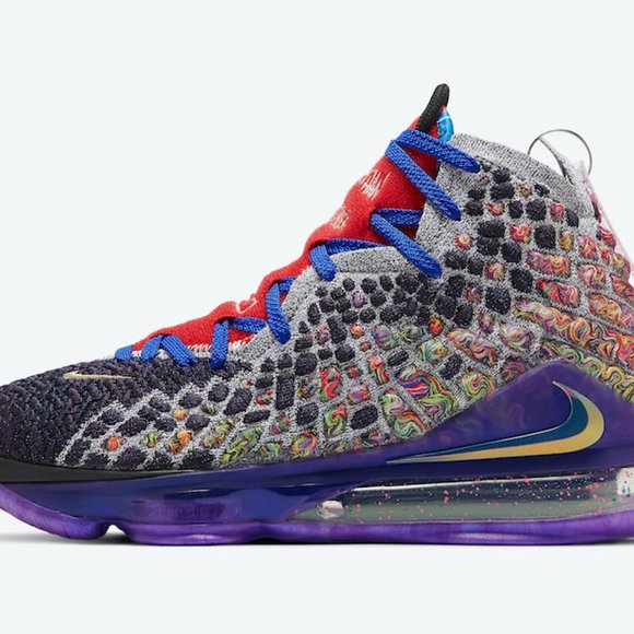 Nike Mens Lebron XVII 17 WTW 'What The' Basketball - Picture 6 of 8